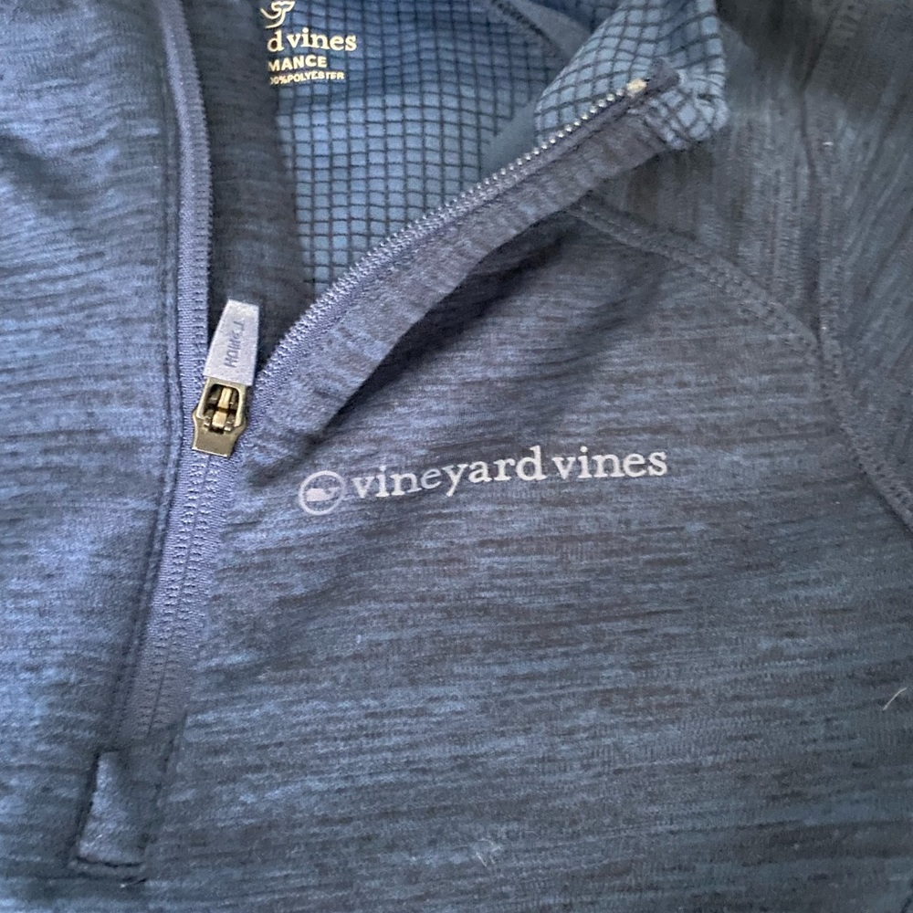 Boy’s quarter zip Navy pullover
